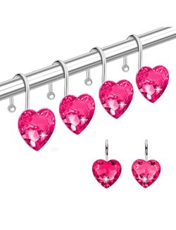 Shower curtains hooks