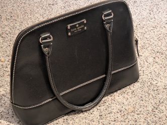 Kate Spade New York Black Leather Satchel