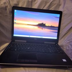 Refurbished Dell Precision 7520, xeon e3-1535m v6, nvidia quadro m1200, 16gb ram, 256gb ssd, 4k UHD