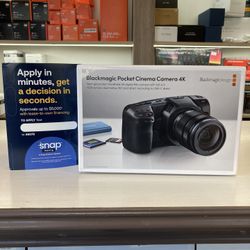 Blackmagic Pocket Cinema Camera 4K Body Only (Located In Downey, CA)