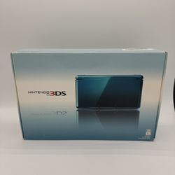 Nintendo 3DS Aqua Blue Box, Manuals, & AR Cards Only Us Region *No Console*