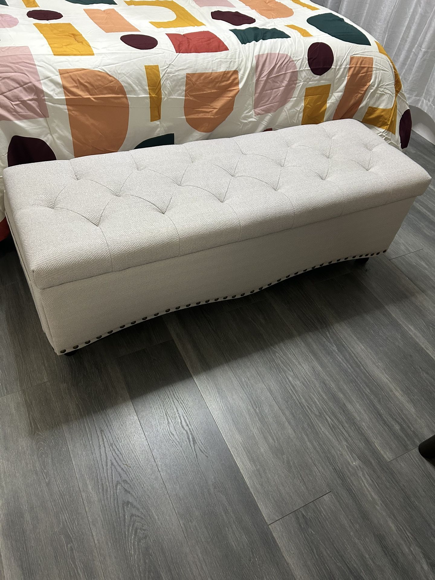 Bed Side Storage Ottoman