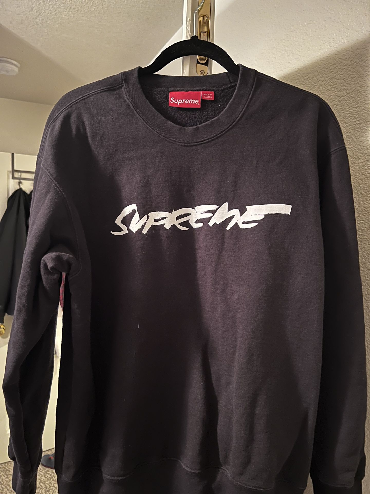 NEW PRICE   Supreme Futura Logo Crewneck $ for Sale in Modesto, CA    OfferUp