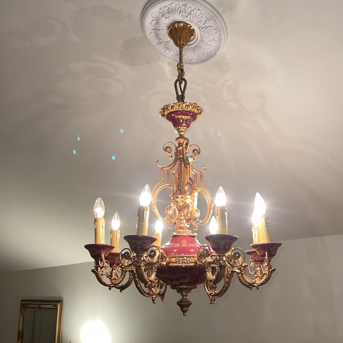 European Style Chandelier And Wall Hung Light And Decorative Candle Holder