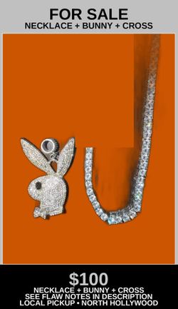 Necklace + Bunny + Cross Bundle