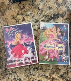 2 Barbie DVDS