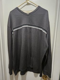 2XL Mens Lee Grey Shirt with Stripe