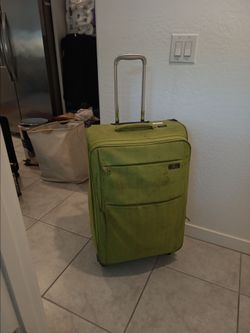 Green big / large luggage.  ( Check in bag size )