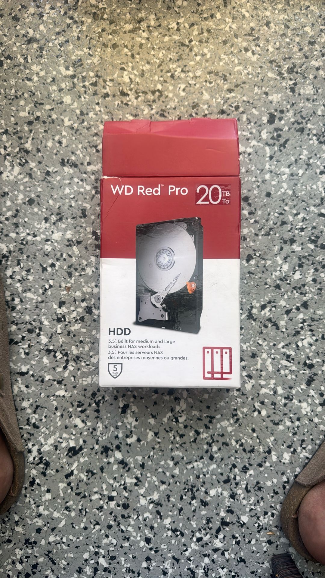 Brand New Western Digital 20TB Red Pro WD201KFGX