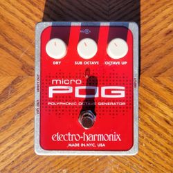 Micro POG by Electro-Harmonix Polyphonic Octave Generator 2007