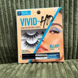 Vivid Hd Blue 2in1 Liner Blue  Lash Adhesive 