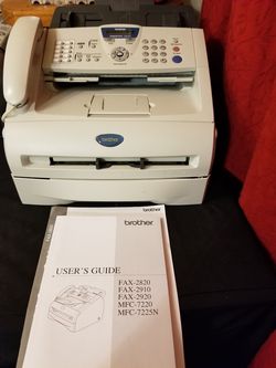 Fax machine,
