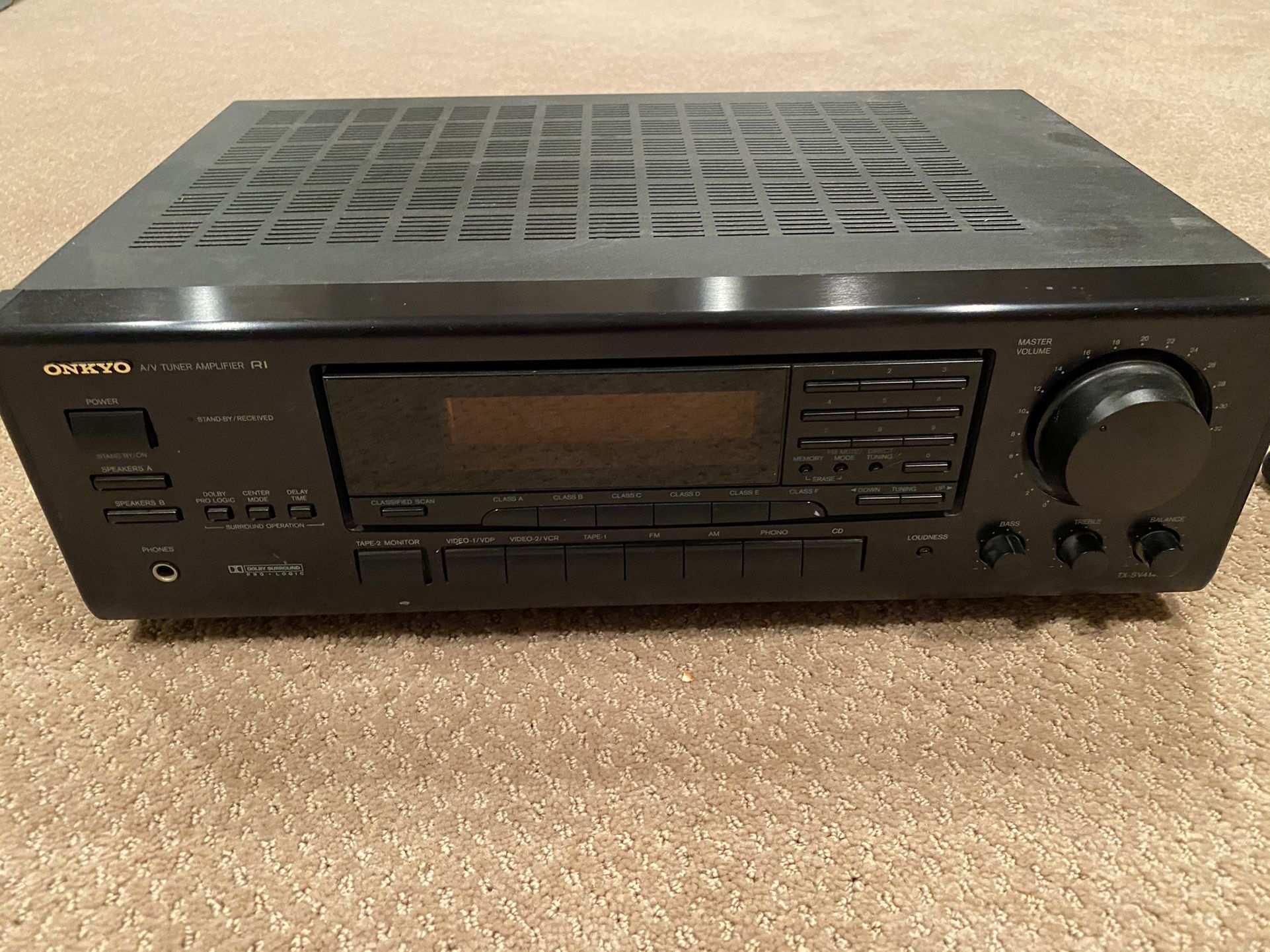 Onkyo Dolby ProLogic 5.1 Receiver/Amplifier