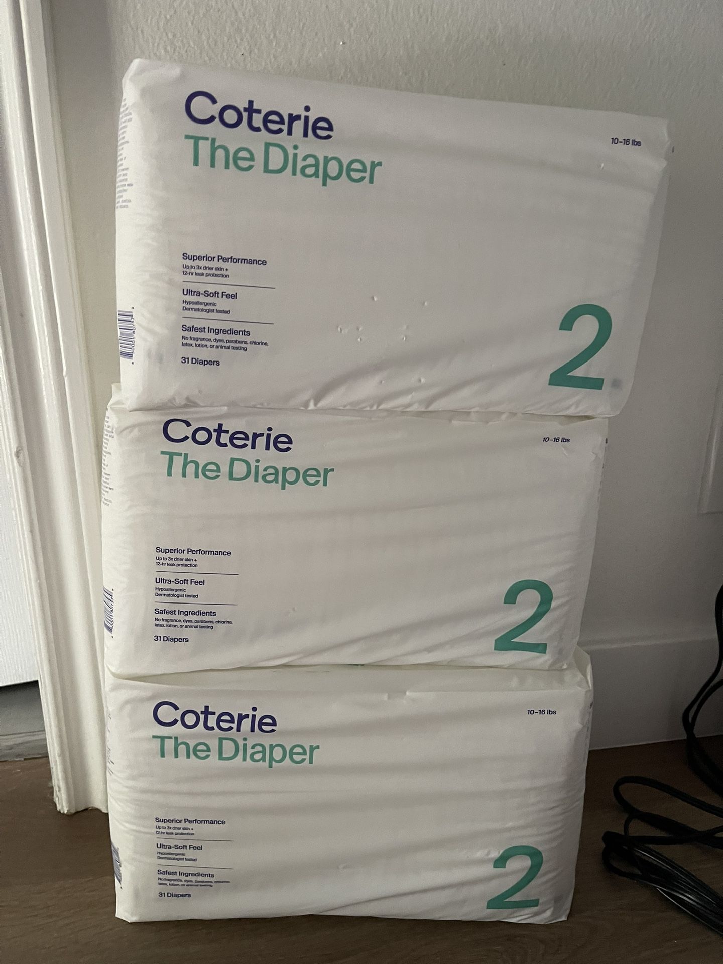 Coterie Size 2 Diapers