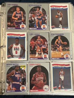 Vintage Basketball Card Binder Lot – Magic Bird Barkley Pippen Kemp + UNC