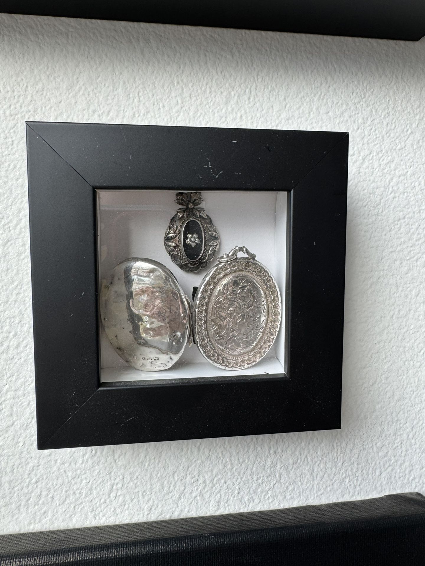 Authentic Victorian Mourning Pendant & Locket