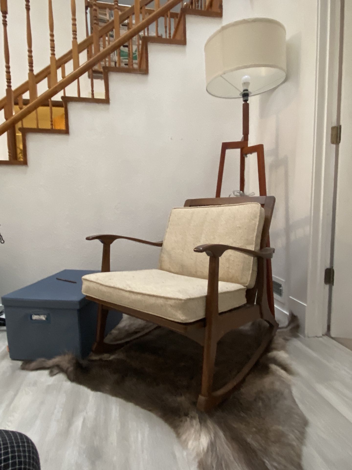mid century modern rocking chair