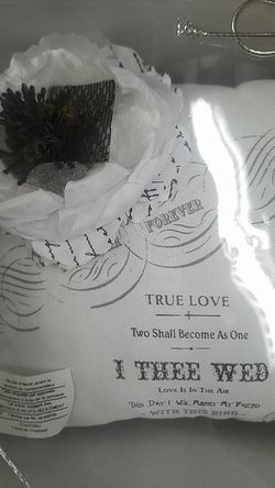 True love design ringbearer pillow