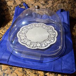 Cake, Sweets Holder Tray With Lid, $17