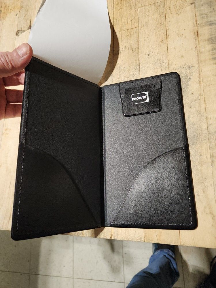 24 Padded Gest Chek Card Holder Restaurant Server Bill Book
