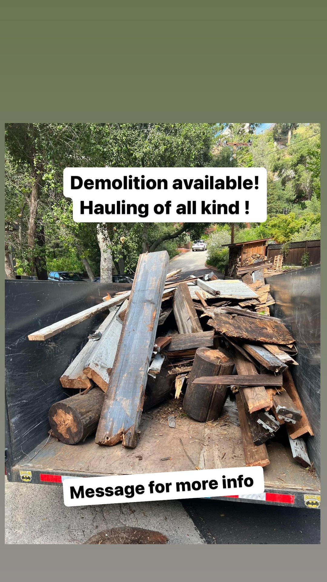 Hauling/ Demo !!!