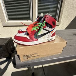 AIR JORDAN OFF WHITE CHICAGO(HEAT) Size 8.5 (Read Description)