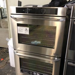 Dacor 30” Wide New Open Box Stainless Steel Double Electric Wall Oven 