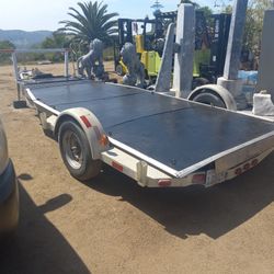  Equipm. Trailer 3 Ton , 14 Ft, + Winch  Good On