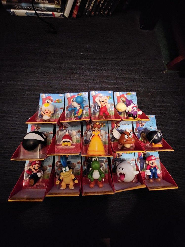 2022 JAKKS Pacific World of Nintendo Figure Set Of 14