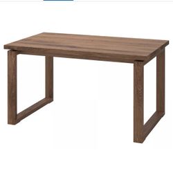 IKEA  MÖRBYLÅNGA Table, oak veneer brown stained, 55x33 "