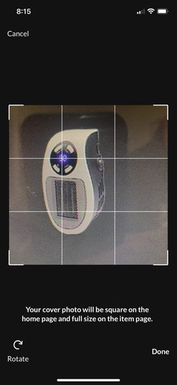 Alpha Space Heater 500w Timer/ Thermostat