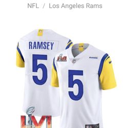 Los Angeles Rams Jalen Ramsey Nike Jersey with SuperBowl Patch Size 2xl 