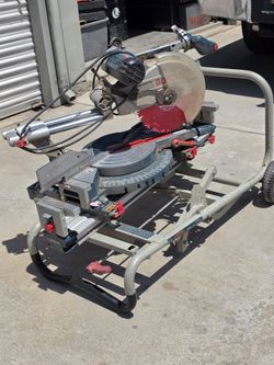 Bosch 12" inch miter saw w/ portable stand