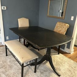 3 Pieces Dinning Set  W/ Bench