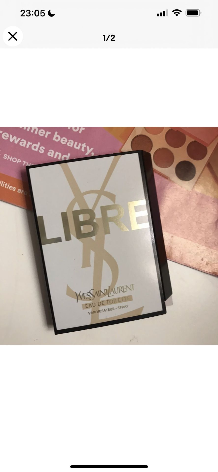 LIBRE by YVES SAINT LAURENT 0.05 oz EAU DE TOILETTE SPRAY SAMPLE VIAL New