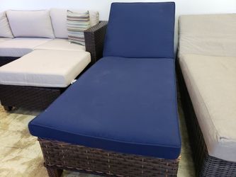 New wide seat outdoor patio furniture lounger tax included