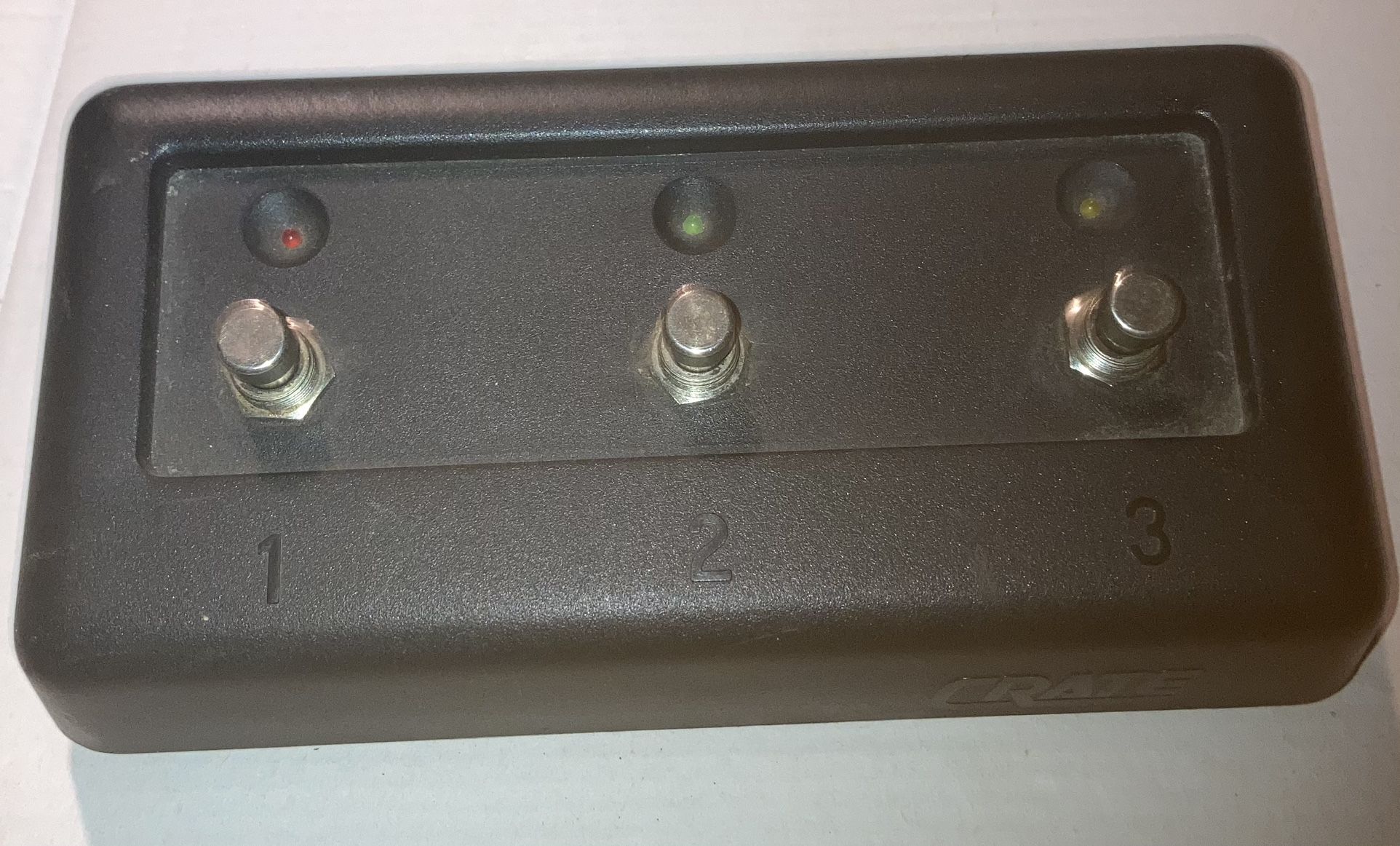 Vintage 3 Button CRATE Footswitch Guitar Pedal Foot Switch