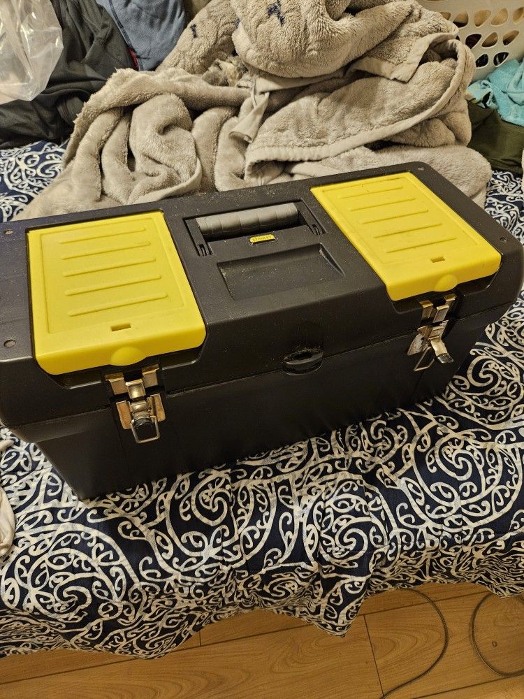 STANLEY Tool Box With Partial Tools
