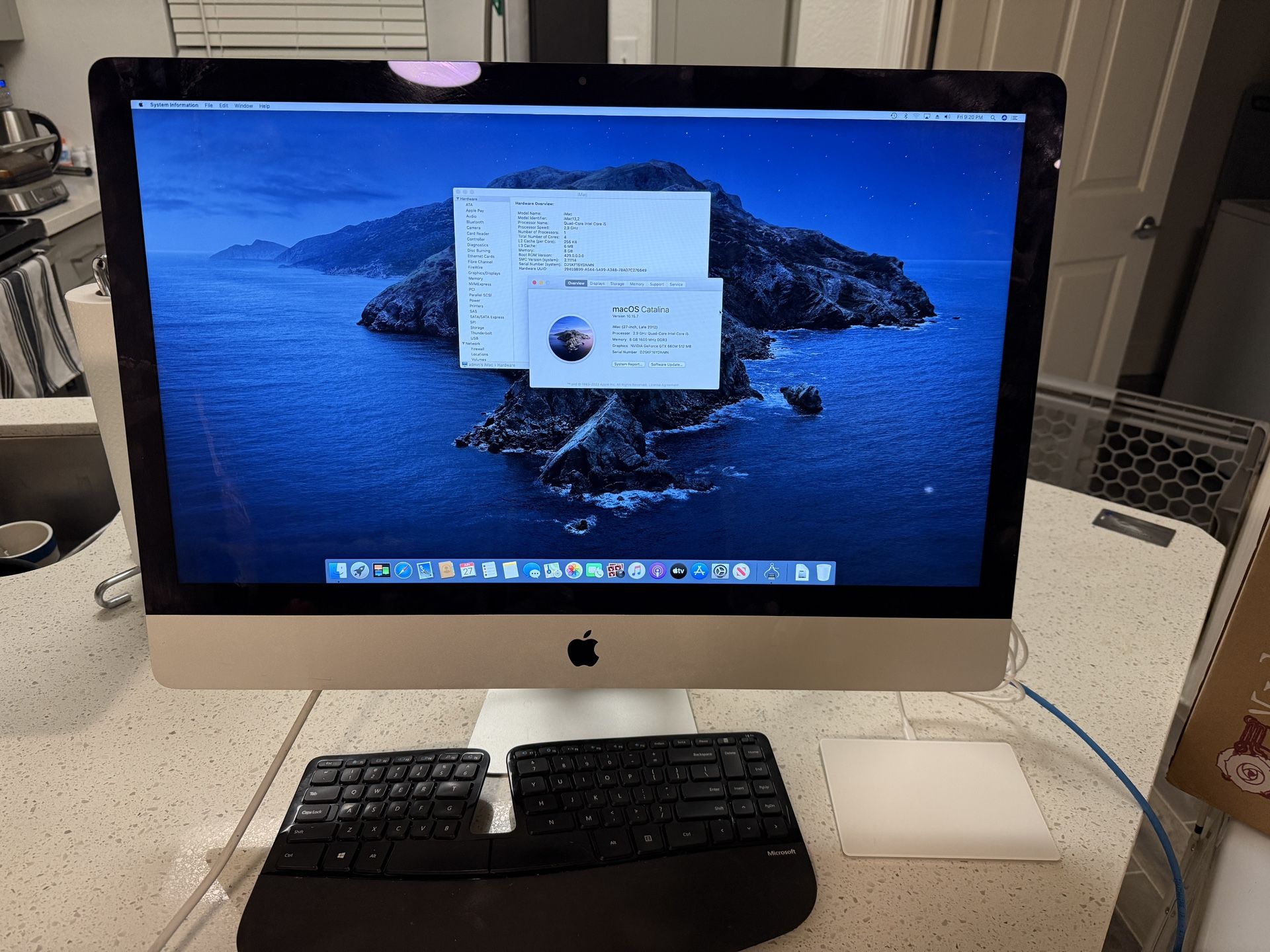 iMac (27-inch, Late 2012) i5 Quad Core 8Gb, 512mb NVIDIA