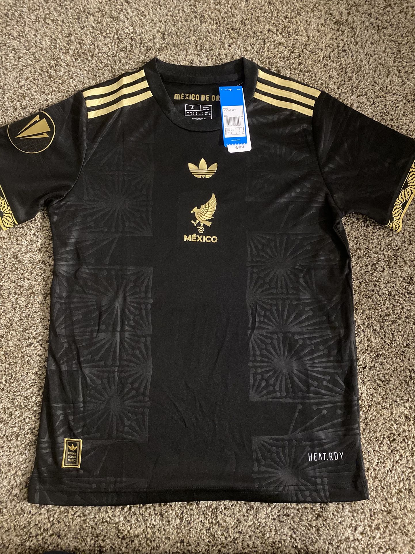 Mexico Soccer Black Gold Cup Jerseys