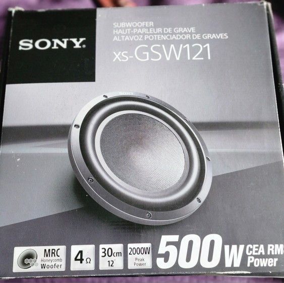 Sony 12" Subwoofer