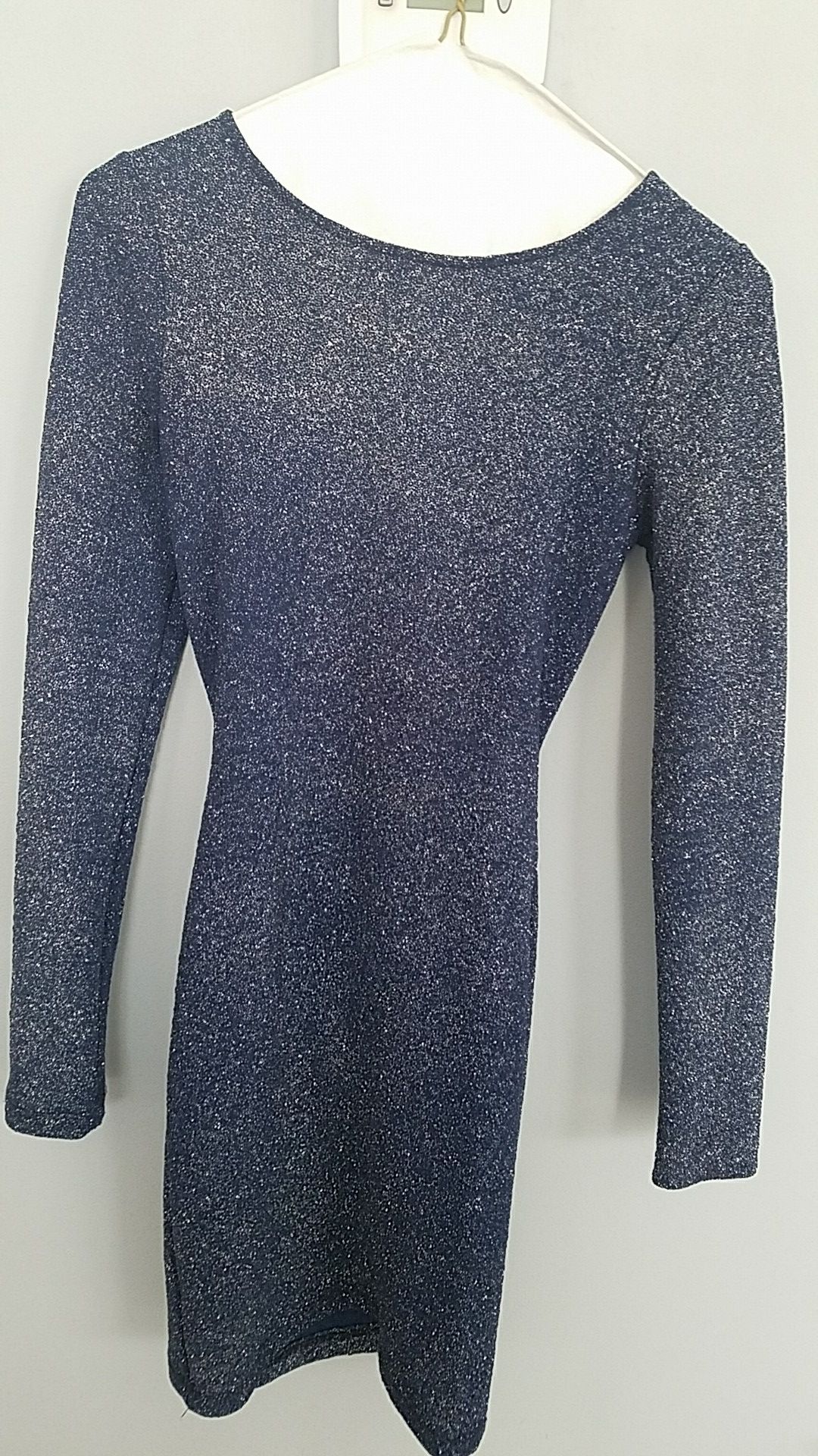 Blue diamond sequin dress size 3/4