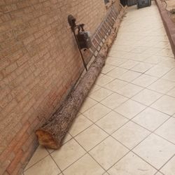Long Wooden Post