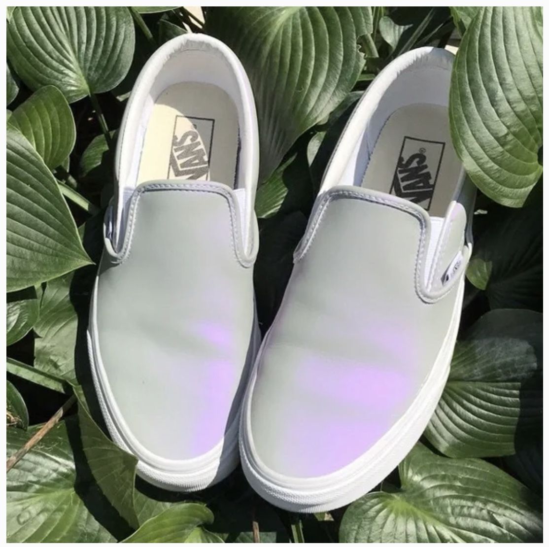 Iridescent Vans Shoes