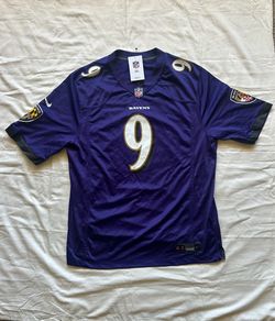NFL Baltimore Ravens Men’s Justin Tucker Purple Jersey XL Nike On Field #9