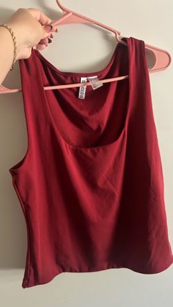 Burgundy shirt