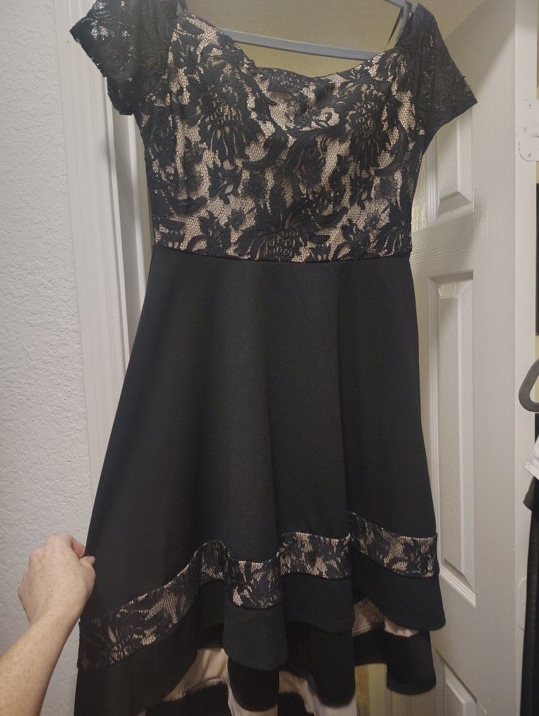 Black Lace Dress Size 9