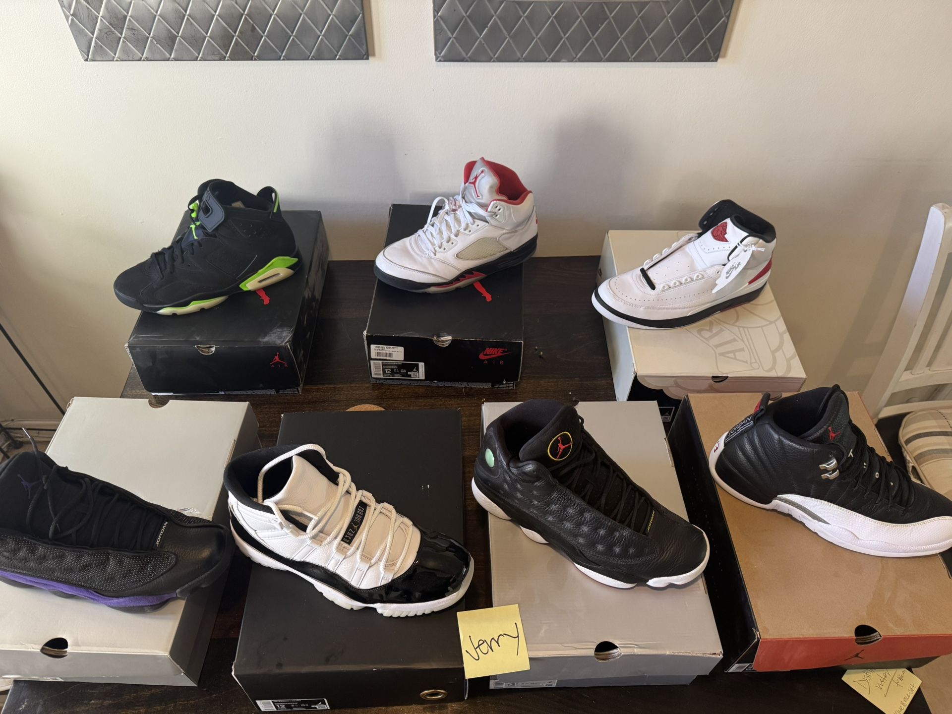 Jordan’s For Sale 100% Authentic All Size 12 