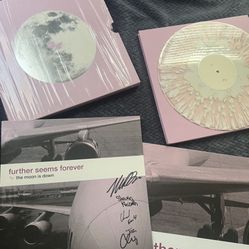 SIGNED BY BAND Further Seems Forever - The Moon Is Down - Cloudy Vinyl Box Set