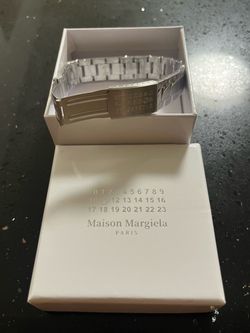Stainless steel silver bracelet